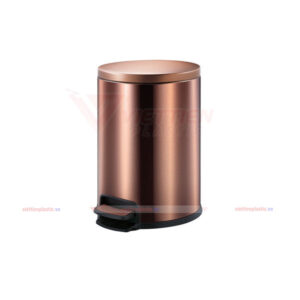 Thùng Rác Bằng Inox Tròn Đạp Chân 8 Lít