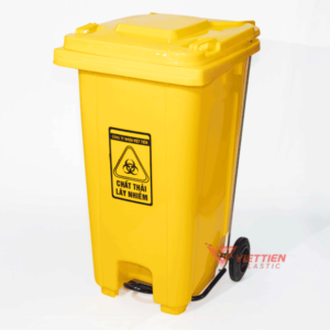 Thùng Đựng Rác Đạp Chân Y Tế 240 Lít