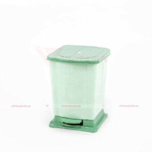 Thùng rác 7 lít đạp chân xanh lá