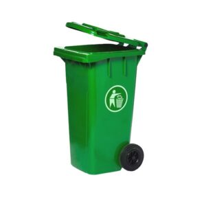 Thùng Rác Nhựa 120 Lít Màu Xanh