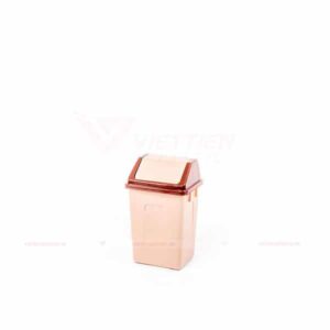 Thùng rác nắp lật 9 lít hồng