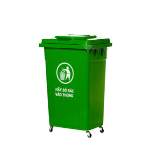 Thùng Đựng Rác Nhựa 90L Có Nắp Đậy