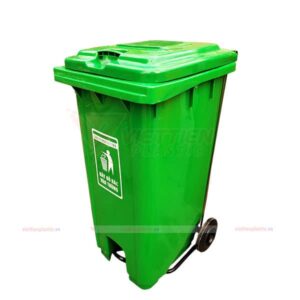 Thùng Rác Đạp Chân 240 Lít